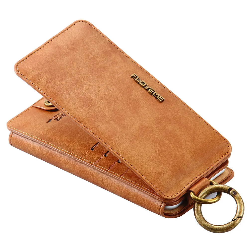 Luxury PU Leather Case For 8 Plus X XR XS Max 11 Flip Stand Wallet Cases For  8 7 Plus 6s SE Pouch Capinhas