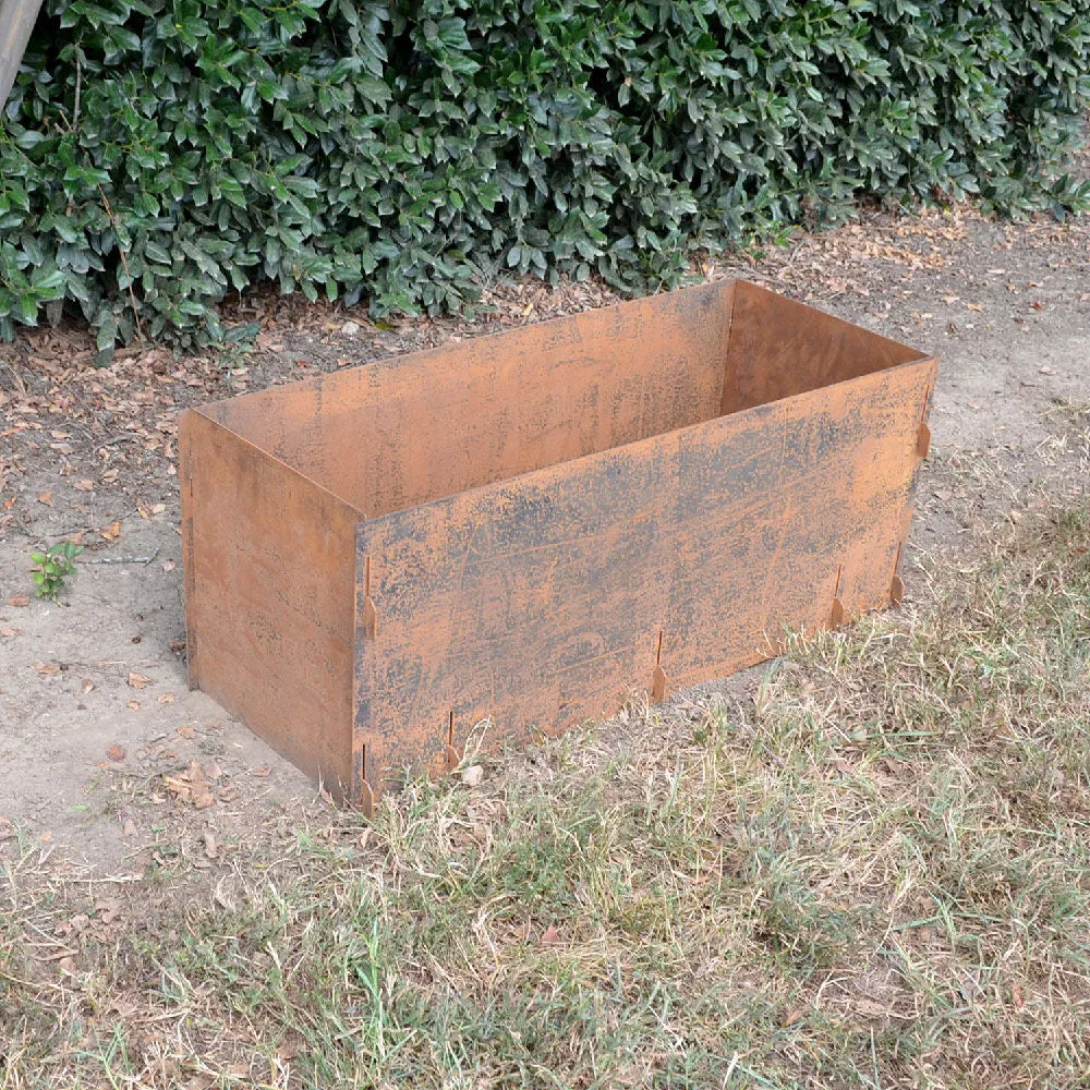 Scratch and Dent - Corten Steel Planter Box | 39" x 15" x 16" - FINAL SALE