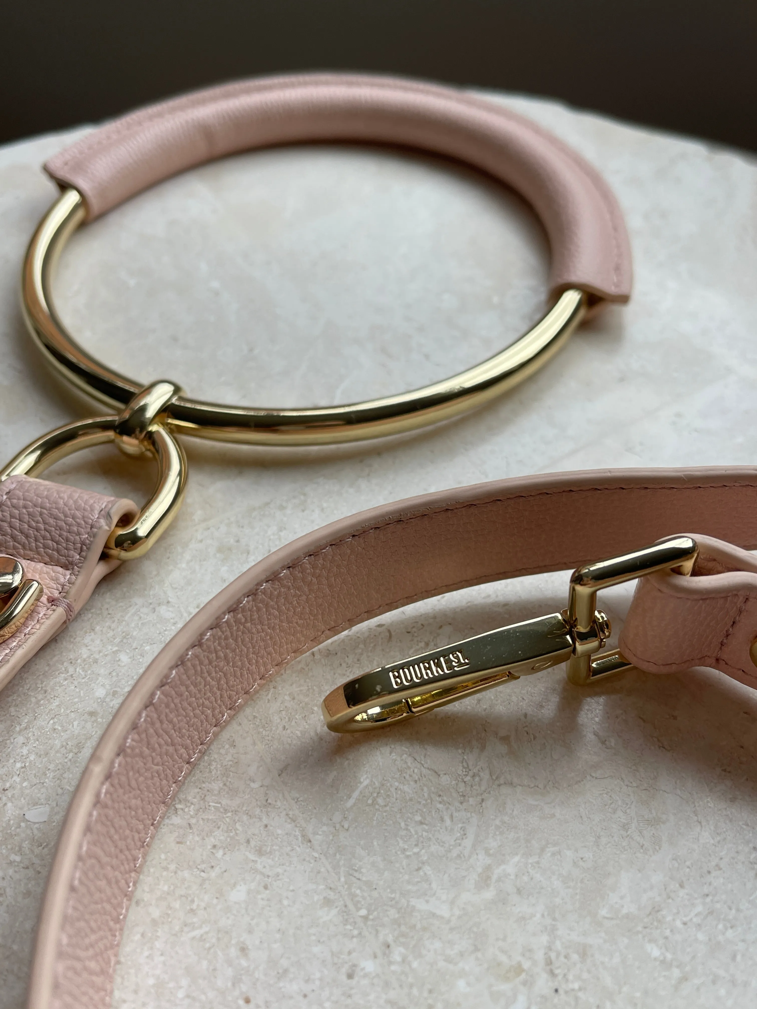 Signature Circle Dog Lead - Rosé